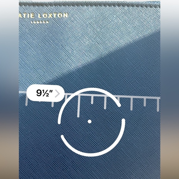 Katie Loxton Magical Moments Clutch Perfect Pouch Navy W Gold Hardware - Picture 2 of 6